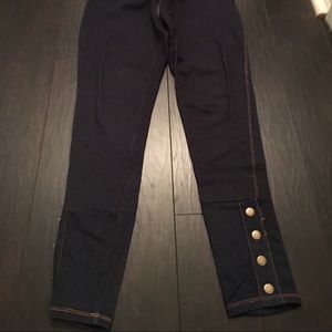 Jean leggings with detail